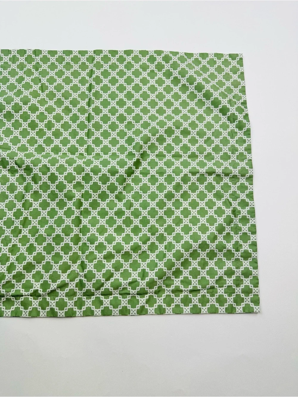 The Company Store Blooming Flowers Black Green Standard Pillow Sham